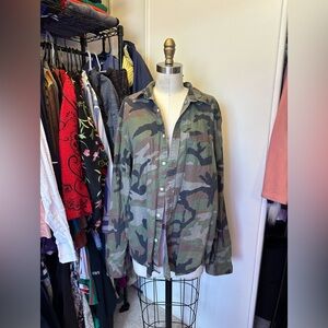 Ralph Lauren, denim & supply camouflage cardigan